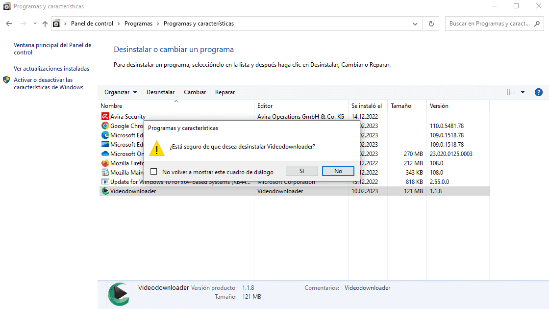 Uninstall Step 3 Uninstall Step 3