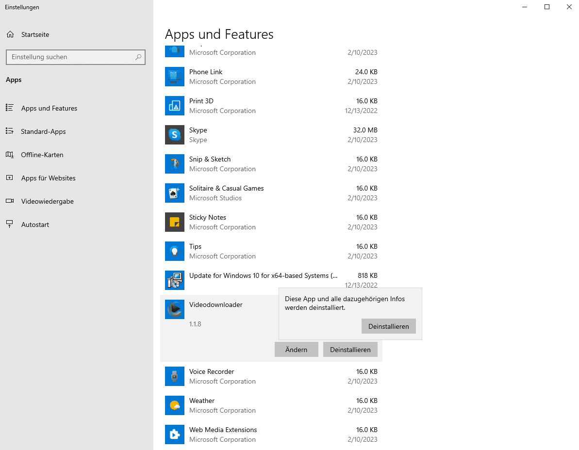 Uninstall Step 3 Uninstall Step 3